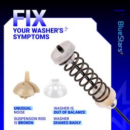 W10780048 Washer Suspension Rod Kit 23.6in thumbnail 1