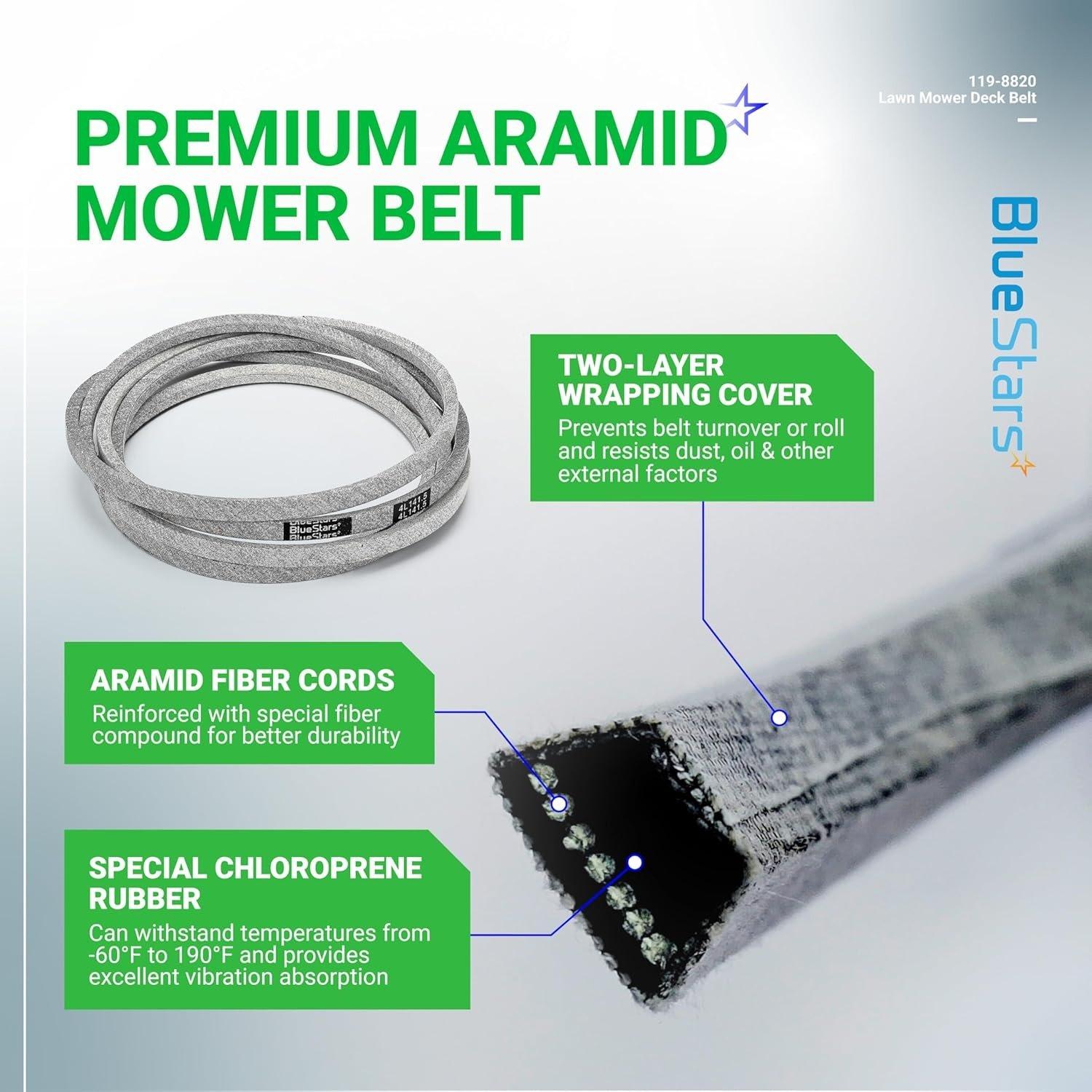 [Lifetime Warranty] 119-8820 Mower Drive Deck V-Belt image 5