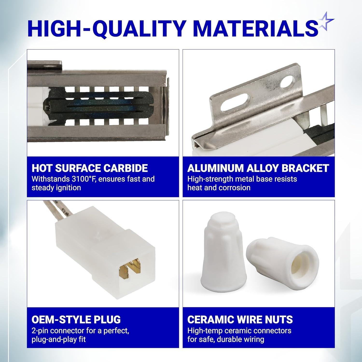 [Lifetime Warranty] W11596211 P7432P143-60 Gas Range Oven Stove Igniter - Compatible with Whirlpool Maytag KitchenAid Kenmore Jenn-Air Ikea - Replaces 7432P143-60 74007965 W11532055 AP7193202 PS11744546 image 6