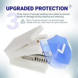 [Lifetime Warranty] W11596211 P7432P143-60 Gas Range Oven Stove Igniter - Compatible with Whirlpool Maytag KitchenAid Kenmore Jenn-Air Ikea - Replaces 7432P143-60 74007965 W11532055 AP7193202 PS11744546 thumbnail 2