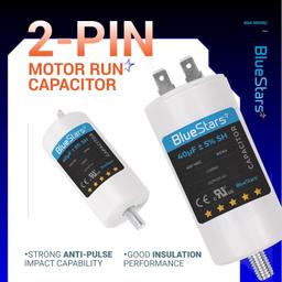 [Lifetime Warranty] 40 uF MFD 450 VAC CBB60 50/60 Hz Run Capacitor with Screw - Fits AC Motors, Electric Motors, Water Pumps thumbnail 5