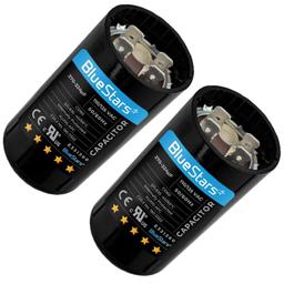 270-324 uF/MFD 110-125 VAC Round Motor Start Capacitor - Pack of 2 thumbnail 0