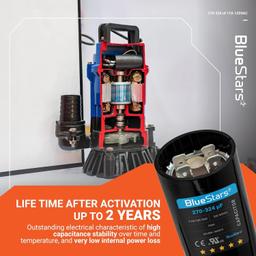 270-324 uF/MFD 110-125 VAC Round Motor Start Capacitor - Pack of 2 thumbnail 7