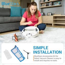 1 Primary Filter 3 HEPA Filter 6 Side Brushes thumbnail 3