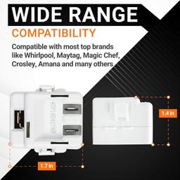 [Lifetime Warranty] 61005518 Refrigerator Relay and Overload Replacement - Compatible with Whirlpool & Maytag Refrigerators - Replaces 12002782 1194680 AP4009659 PS2004057 thumbnail 5
