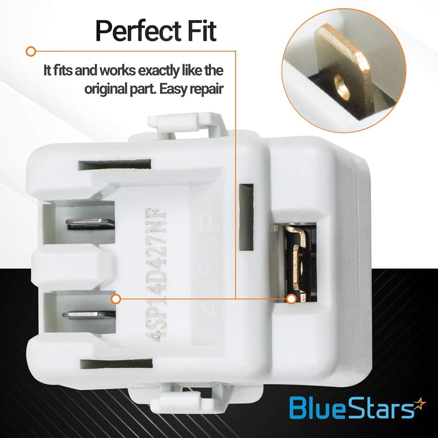 [Lifetime Warranty] 61005518 Refrigerator Relay and Overload Replacement - Compatible with Whirlpool & Maytag Refrigerators - Replaces 12002782 1194680 AP4009659 PS2004057 image 2