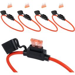 10 Gauge Inline 12V Fuse Holder 40A thumbnail 0