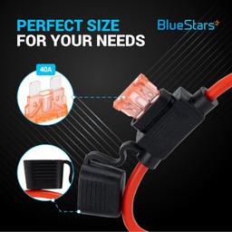 10 Gauge Inline 12V Fuse Holder 40A thumbnail 1