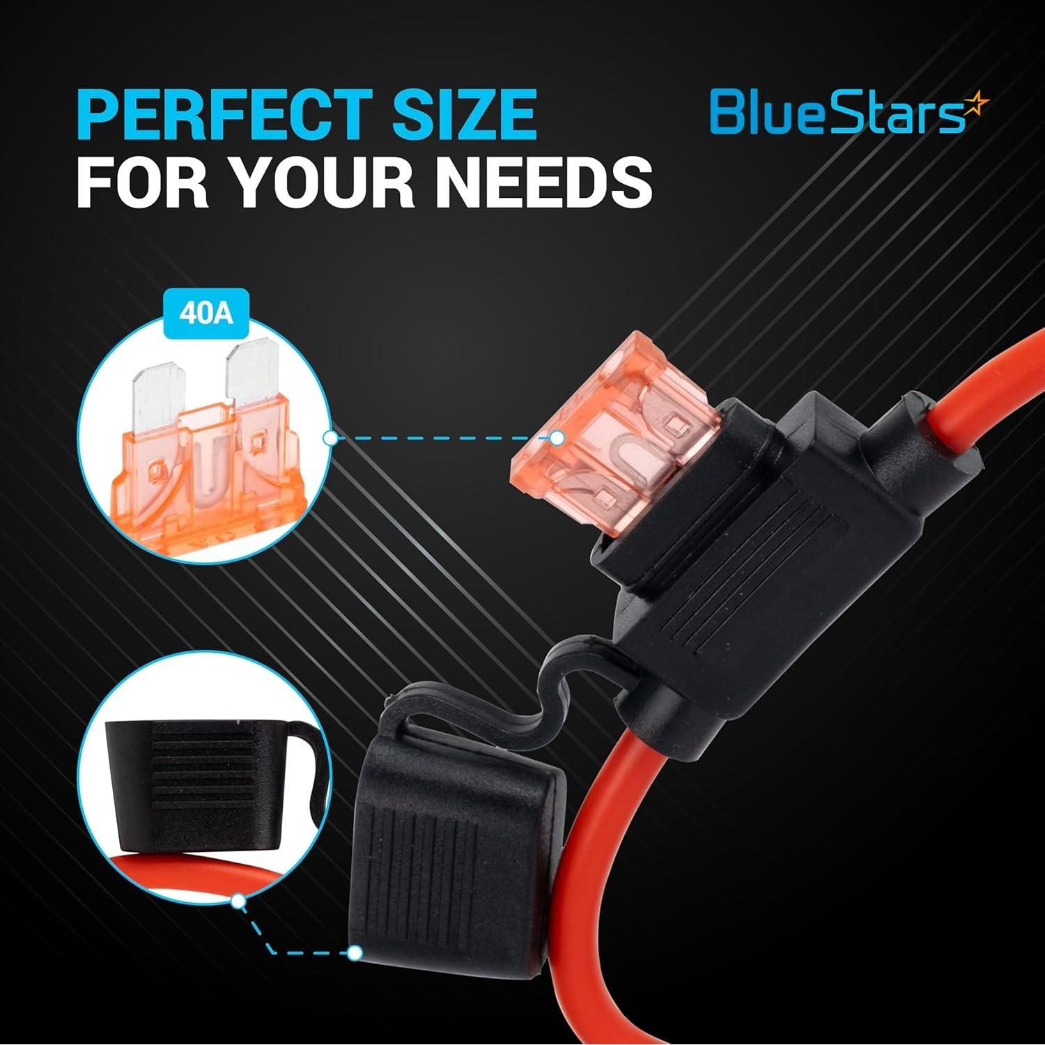 10 Gauge Inline 12V Fuse Holder 40A image 1