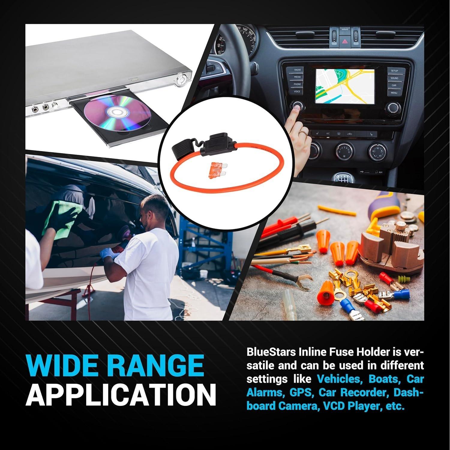 10 Gauge Inline 12V Fuse Holder 40A image 5