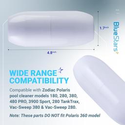 [Lifetime Warranty] D10 Pool Cleaner Feed Hose Float - Pack of 9 thumbnail 2