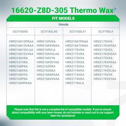 [Lifetime Warranty] 16620-Z8D-305 Thermowax Thermo Wax thumbnail 5
