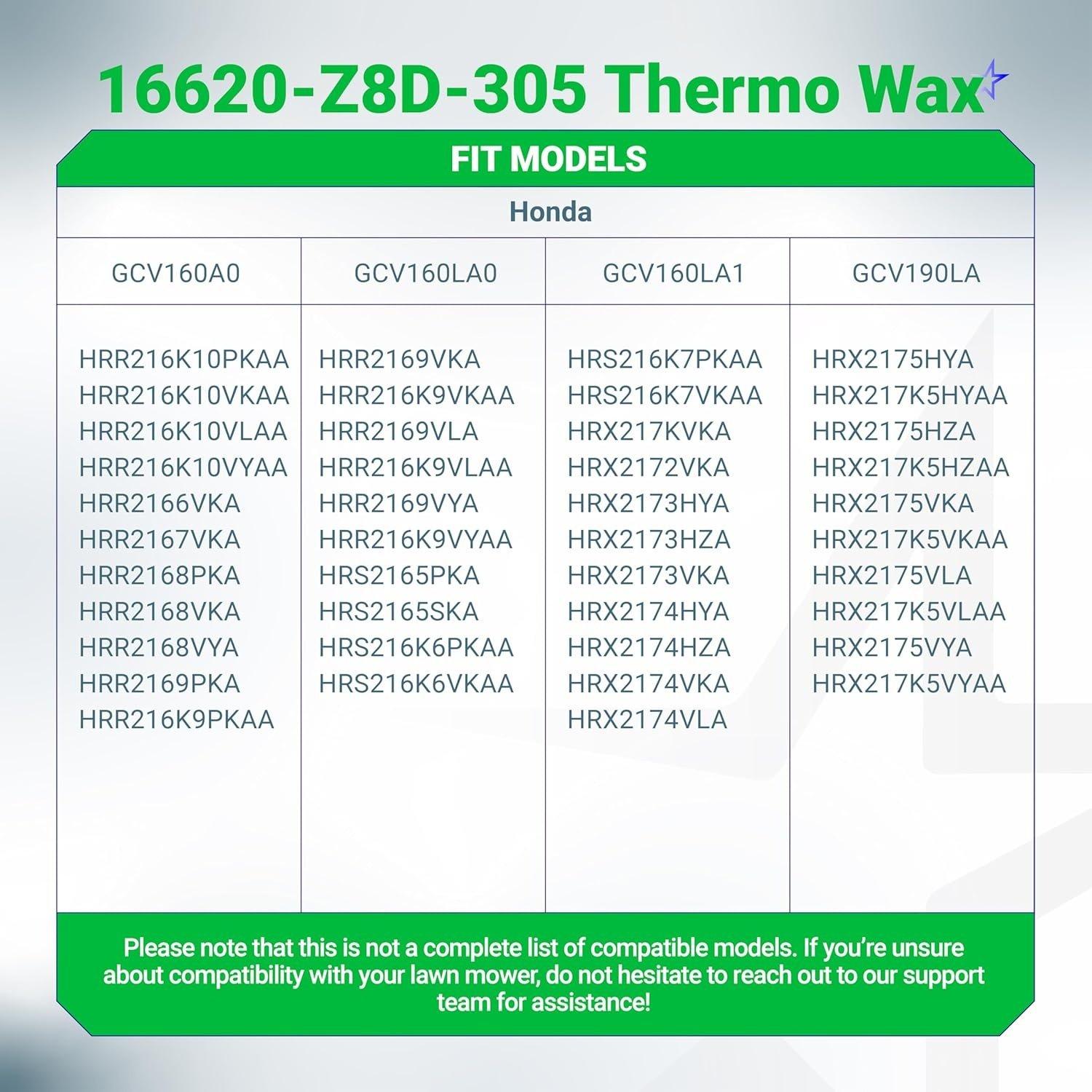 [Lifetime Warranty] 16620-Z8D-305 Thermowax Thermo Wax image 5
