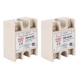 [Lifetime Warranty] SSR-40DA Solid State Relay - Pack of 2 thumbnail 0