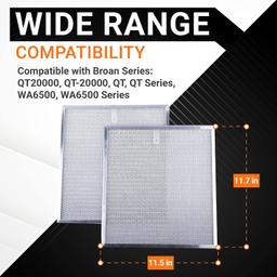 99010316 Range Hood Grease Filter 11 1/4" x 11 3/4" x 3/8" thumbnail 2