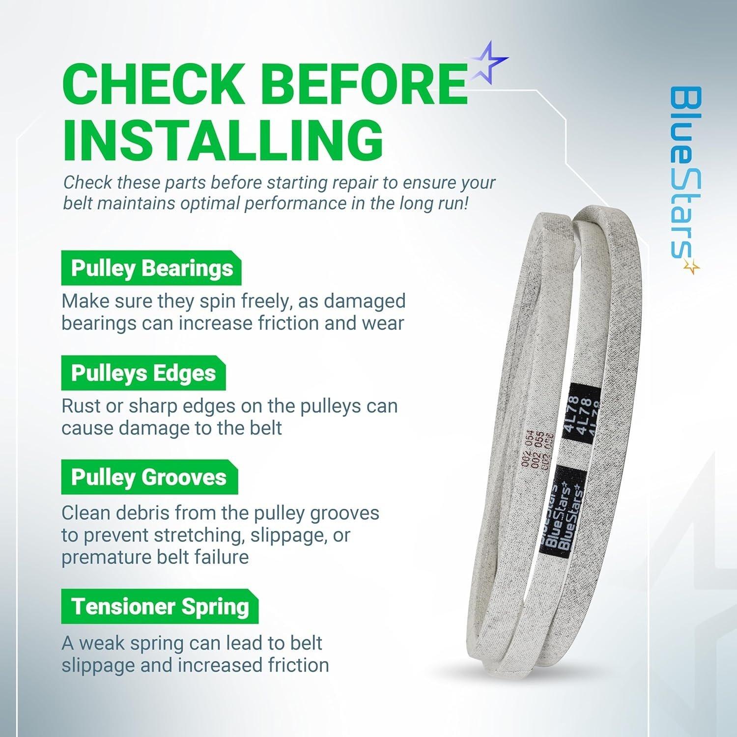 [Lifetime Warranty] 954-0461 Drive Belt image 2