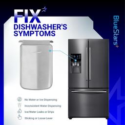 [Lifetime Warranty] DA97-11867A Refrigerator Dispenser Lever Assembly - Compatible with Samsung Refrigerators Series RF25/4267/263 RFG296/29/297/298 RSG307/309 - Replaces 3973332 PS4176495 AP5589062 thumbnail 4