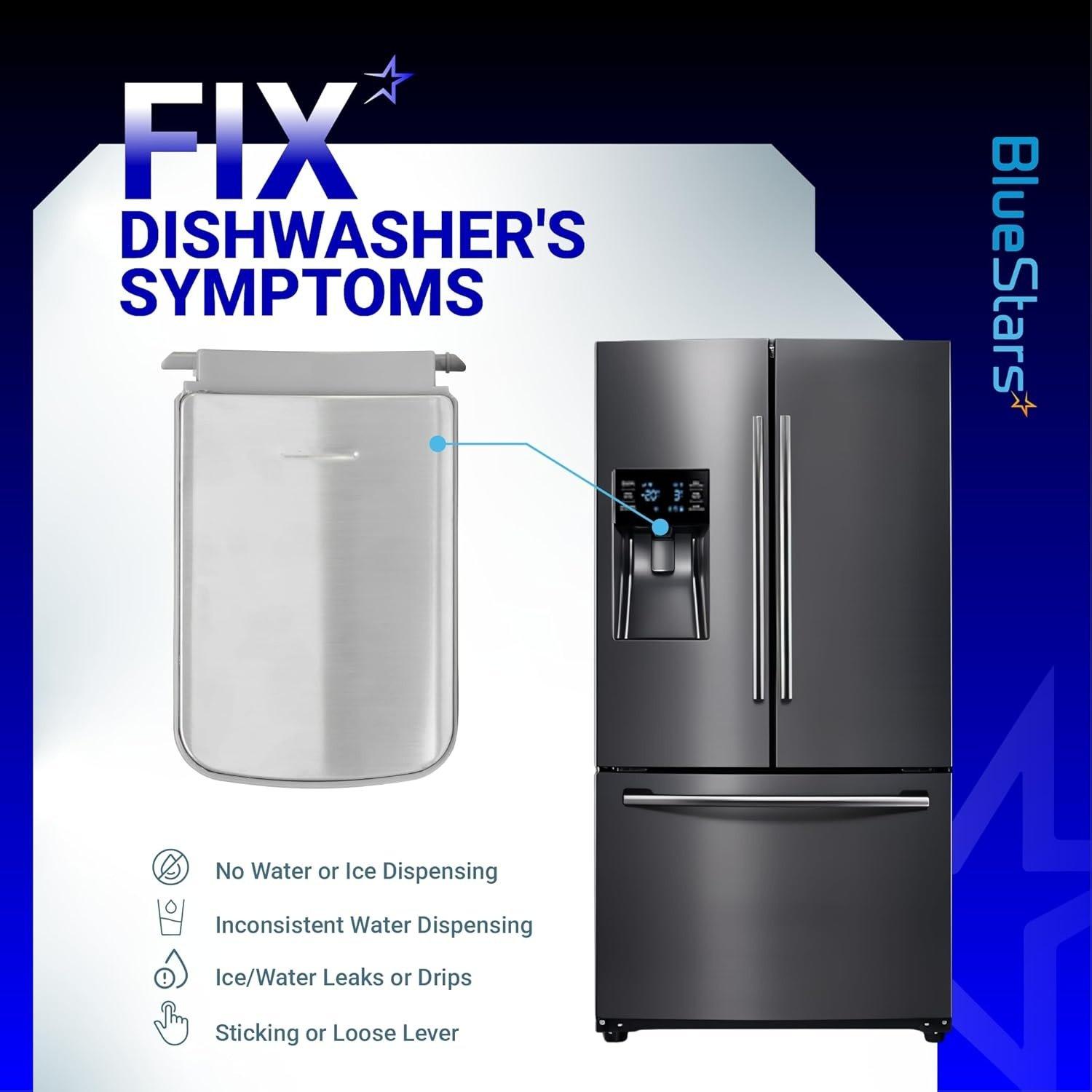 [Lifetime Warranty] DA97-11867A Refrigerator Dispenser Lever Assembly - Compatible with Samsung Refrigerators Series RF25/4267/263 RFG296/29/297/298 RSG307/309 - Replaces 3973332 PS4176495 AP5589062 image 4