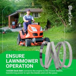 [Lifetime Warranty] Mower Deck Belt 144200 1/2" x 88" thumbnail 2
