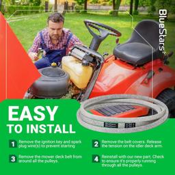 [Lifetime Warranty] Mower Deck Belt 144200 1/2" x 88" thumbnail 8