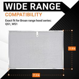 BPS1FA36 Aluminum Range Hood Filter thumbnail 1