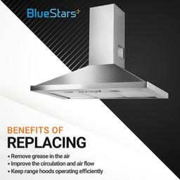 BPS1FA36 Aluminum Range Hood Filter thumbnail 2