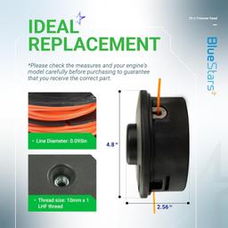 [Lifetime Warranty] 25-2 Trimmer Head 4002 710 2191 - Pack of 2 thumbnail 4