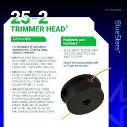 [Lifetime Warranty] 25-2 Trimmer Head 4002 710 2191 - Pack of 2 thumbnail 3