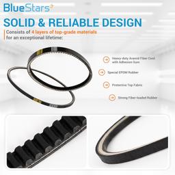 [Lifetime Warranty] 1016203 Drive Belt & 101916701 Starter Generator Belt Set thumbnail 6
