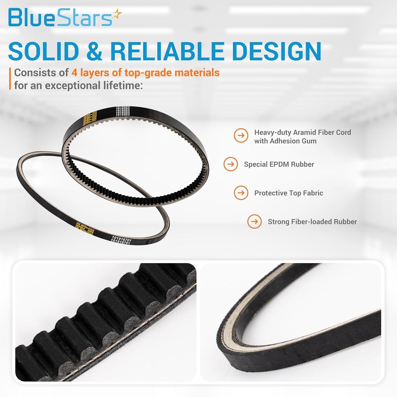 [Lifetime Warranty] 1016203 Drive Belt & 101916701 Starter Generator Belt Set image 6