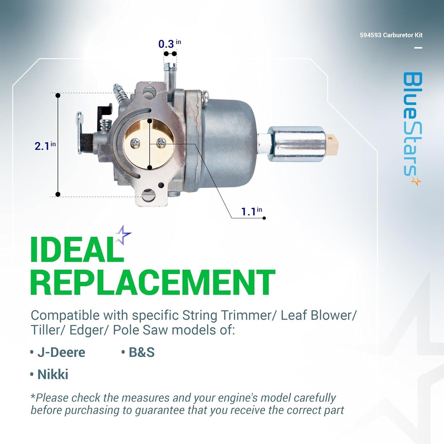 [Lifetime Warranty] 594593 Carburetor image 6