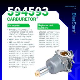 [Lifetime Warranty] 594593 Carburetor thumbnail 5