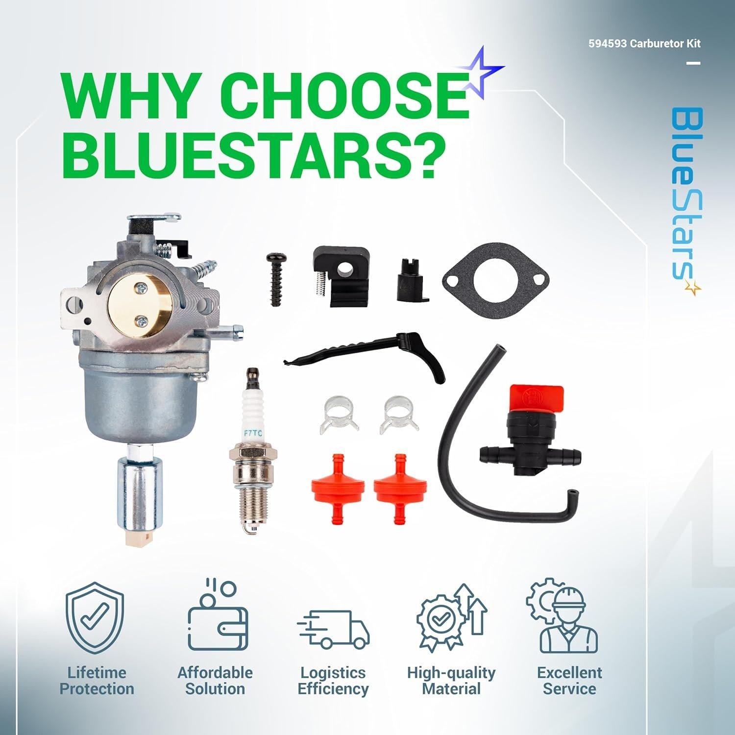 [Lifetime Warranty] 594593 Carburetor image 1