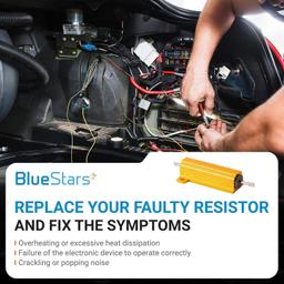 [Lifetime Warranty] 50W 25 ohm Aluminum Case Wirewound Resistor - Resistance Tolerance ±5% 25r - Replacement for Transformer Power Supply Transducer - Pack of 5 thumbnail 1