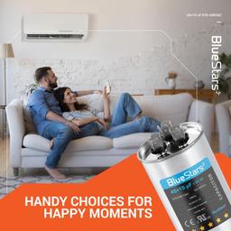 [Lifetime Warranty] 40+10 uF MFD ±5% 370/440 VAC Round Run Start Capacitor - Fits HVAC, Air Conditioners, Heat Pumps thumbnail 10