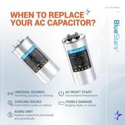 [Lifetime Warranty] 70 uF MFD 370/440 VAC ±5% Round Run Capacitor 50/60 Hz AC Electric Replacement thumbnail 7