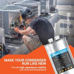[Lifetime Warranty] 70 uF MFD 370/440 VAC ±5% Round Run Capacitor 50/60 Hz AC Electric Replacement thumbnail 4