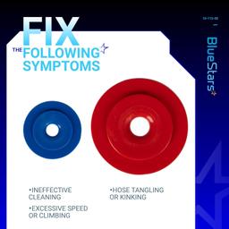 [Lifetime Warranty] 10-112-00 Pool Cleaner UWF Restrictor Disk Red and Blue thumbnail 6