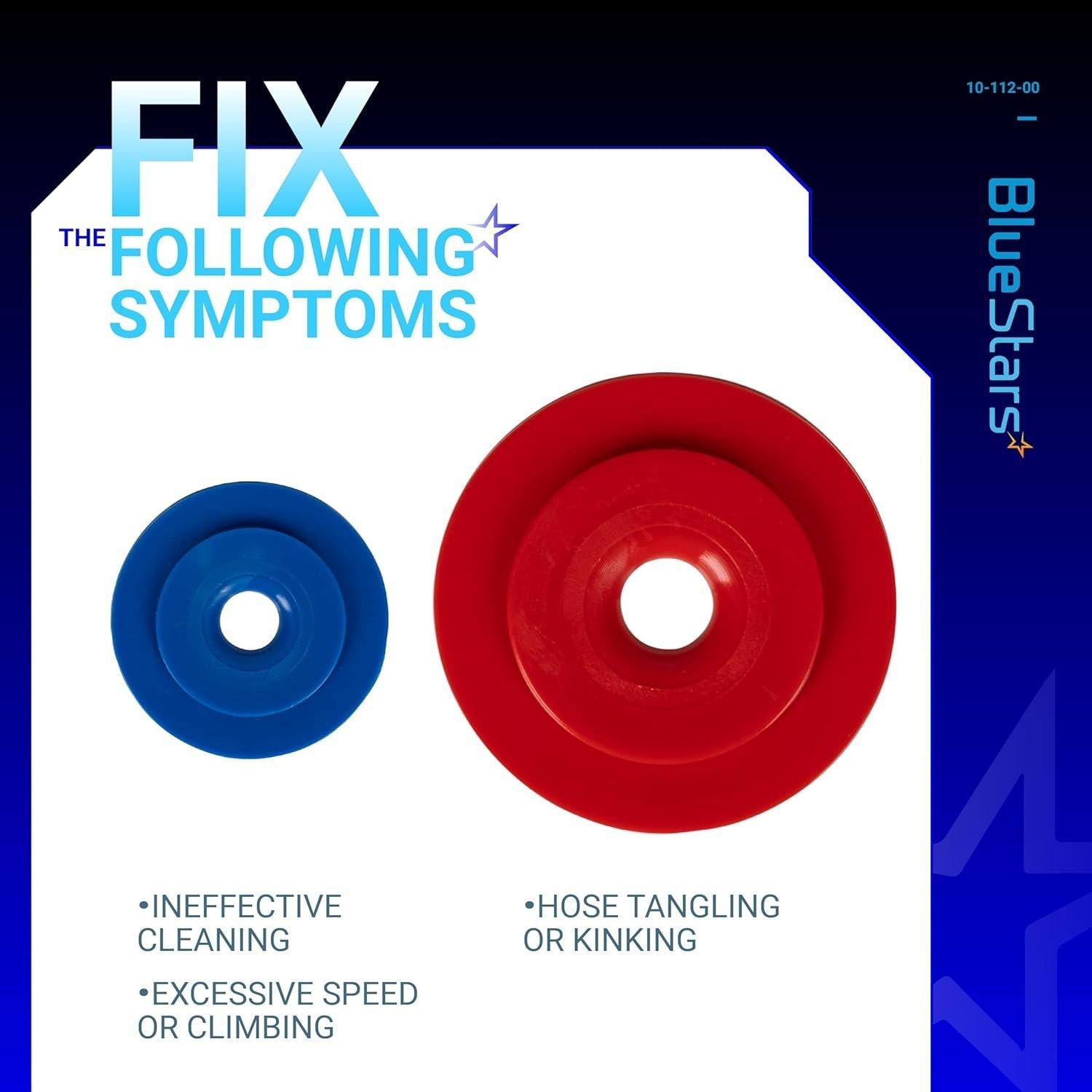 [Lifetime Warranty] 10-112-00 Pool Cleaner UWF Restrictor Disk Red and Blue image 6