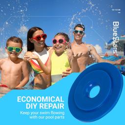 [Lifetime Warranty] 10-112-00 Pool Cleaner UWF Restrictor Disk Red and Blue thumbnail 2