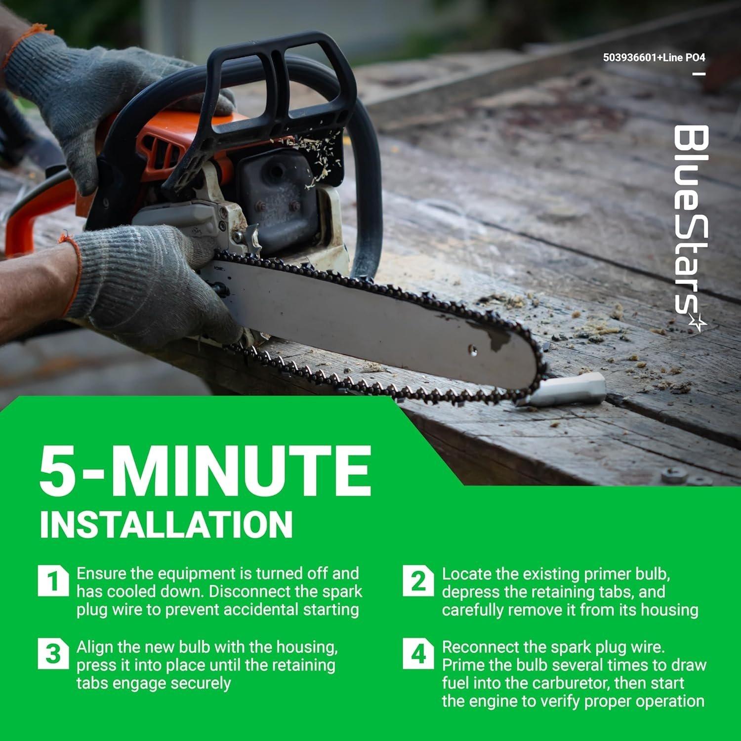 [Lifetime Warranty] 503936601 Primer Bulb with Fuel Lines - Pack of 4 image 8