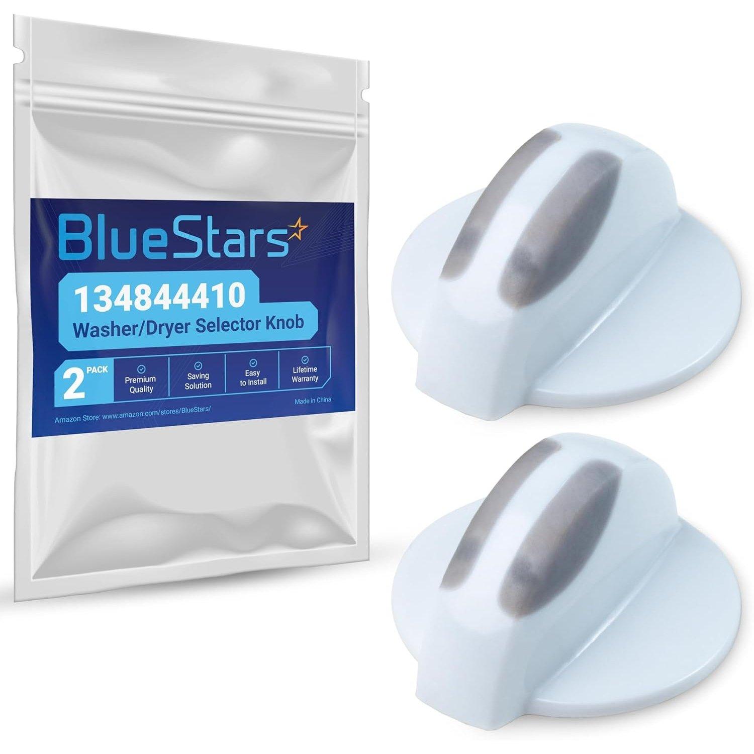 [Lifetime Warranty] 134844410 Washer/Dryer Selector Knob - Compatible With Frigidaire, Westinghouse, Electrolux - Repalces AP4339026 1460965 134844410 134034900 134034910 - Pack of 2 image 0