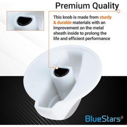 [Lifetime Warranty] 134844410 Washer/Dryer Selector Knob - Compatible With Frigidaire, Westinghouse, Electrolux - Repalces AP4339026 1460965 134844410 134034900 134034910 - Pack of 2 thumbnail 3