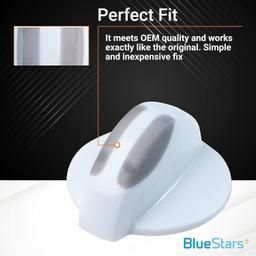 [Lifetime Warranty] 134844410 Washer/Dryer Selector Knob - Compatible With Frigidaire, Westinghouse, Electrolux - Repalces AP4339026 1460965 134844410 134034900 134034910 - Pack of 2 thumbnail 2