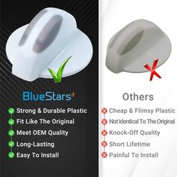 [Lifetime Warranty] 134844410 Washer/Dryer Selector Knob - Compatible With Frigidaire, Westinghouse, Electrolux - Repalces AP4339026 1460965 134844410 134034900 134034910 - Pack of 2 thumbnail 4