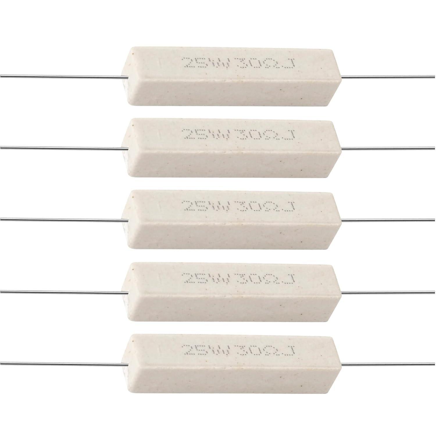 [Lifetime Warranty] 5 PCS 25W 30 ohm Ceramic Cement Resistor image 0
