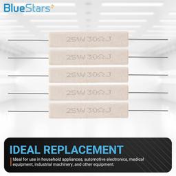 [Lifetime Warranty] 5 PCS 25W 30 ohm Ceramic Cement Resistor thumbnail 6