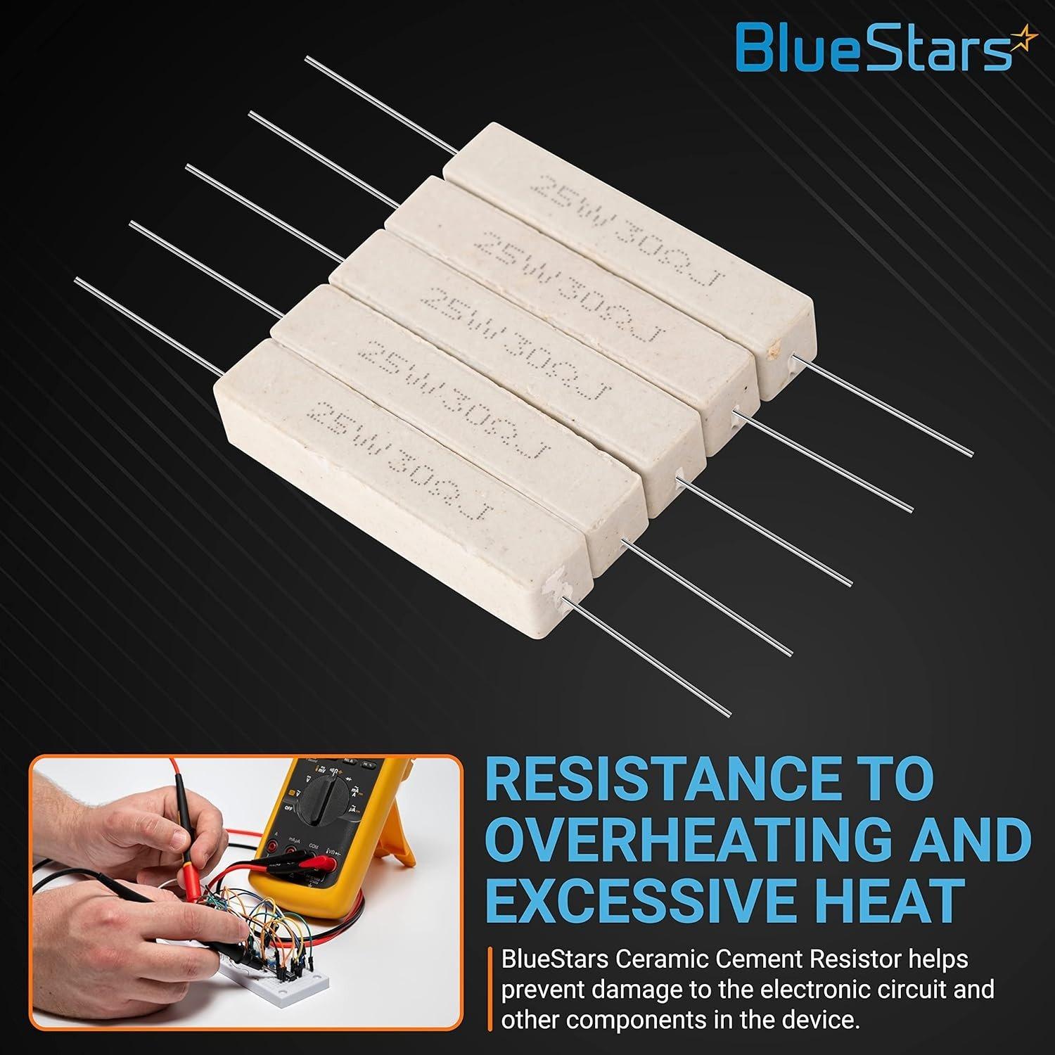 [Lifetime Warranty] 5 PCS 25W 30 ohm Ceramic Cement Resistor image 3