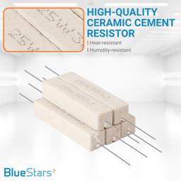 [Lifetime Warranty] 5 PCS 25W 30 ohm Ceramic Cement Resistor thumbnail 4