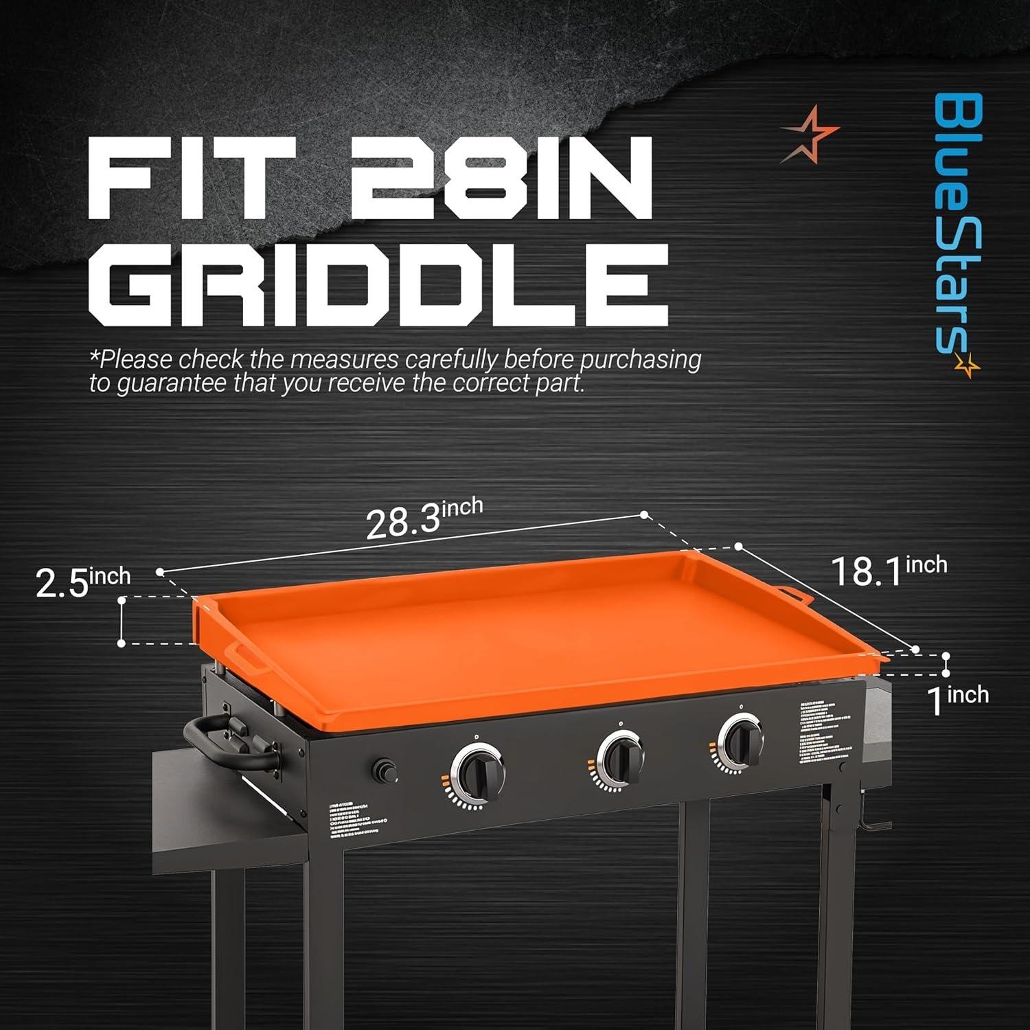 [Lifetime Warranty] 28" Silicone Griddle Cover image 2